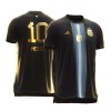 Maglia ufficiale Argentina MESSI 10 Golden Bisht Edition per Uomo